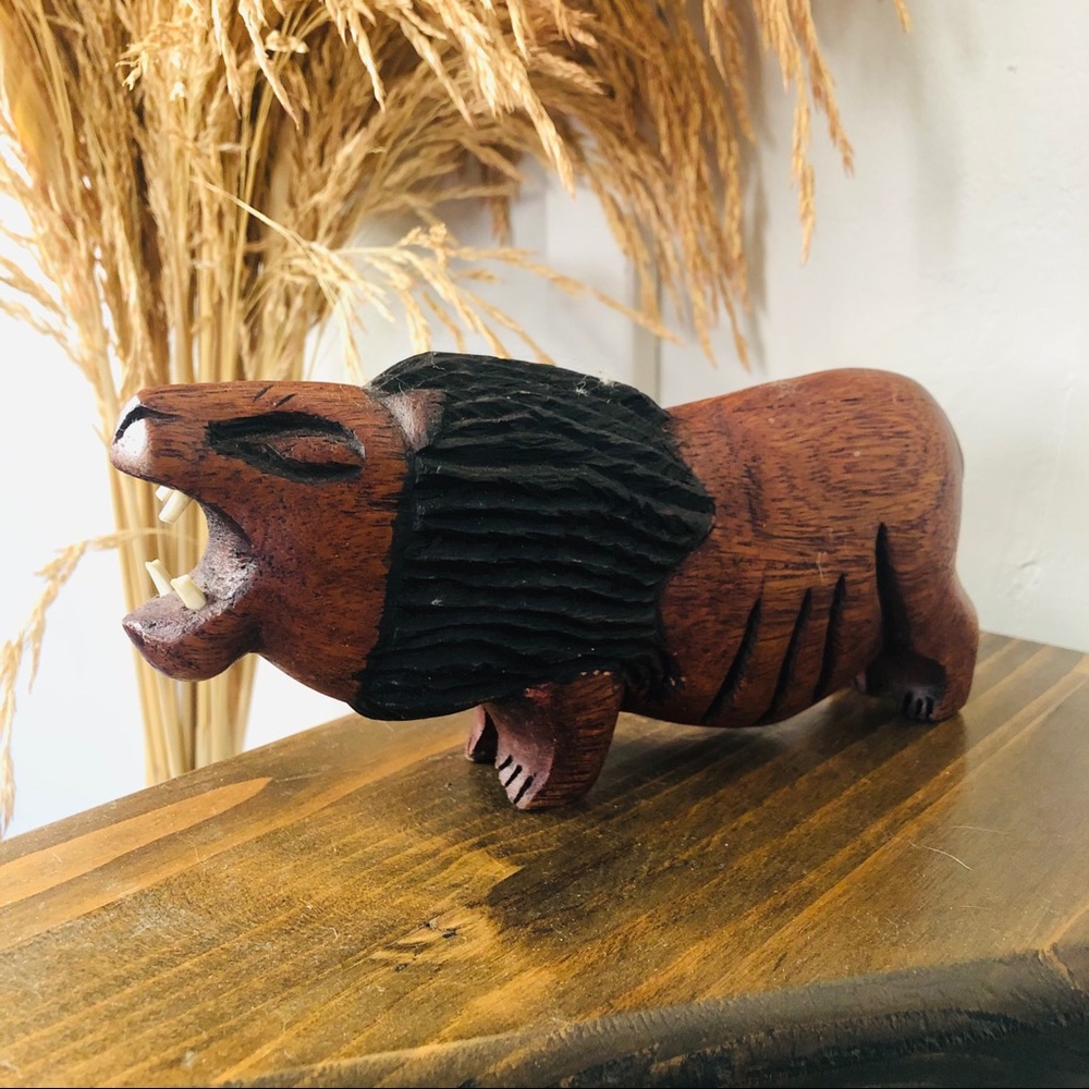 Moroccan Animal Wood Carving